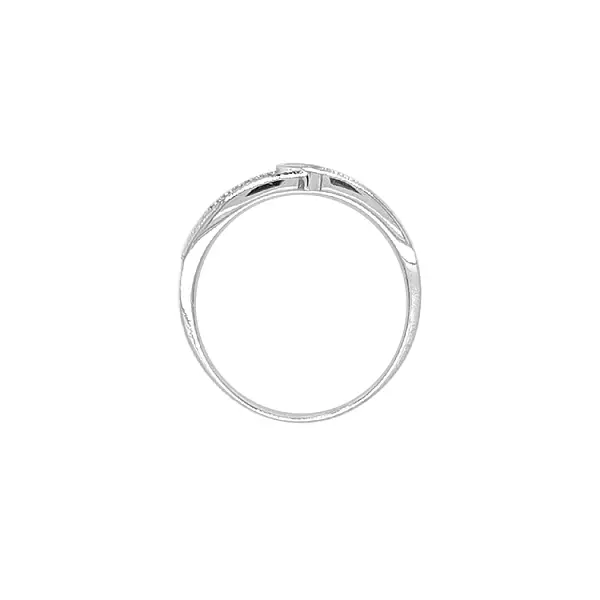 Gold Ring with Zircons