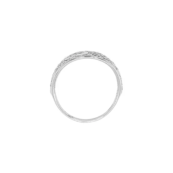 Gold Ring with Zircons