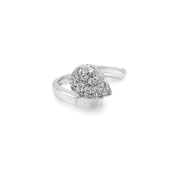 Gold Ring with Zircons