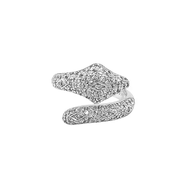 Gold Ring with Zircons