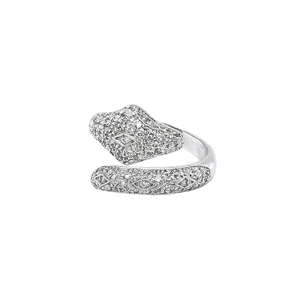 Gold Ring with Zircons