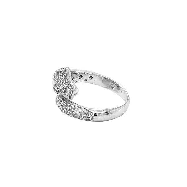 Gold Ring with Zircons