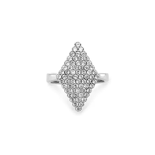 Gold Ring with Zircons