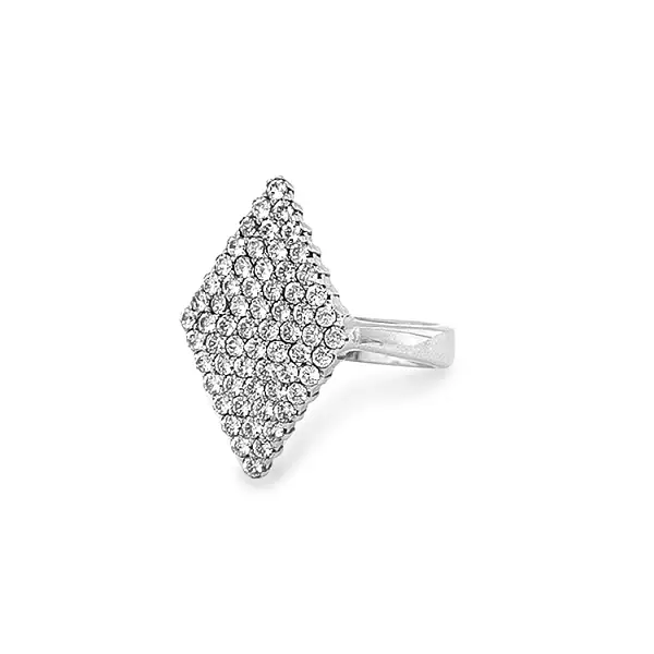 Gold Ring with Zircons