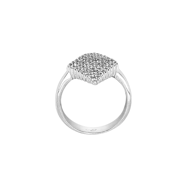 Gold Ring with Zircons