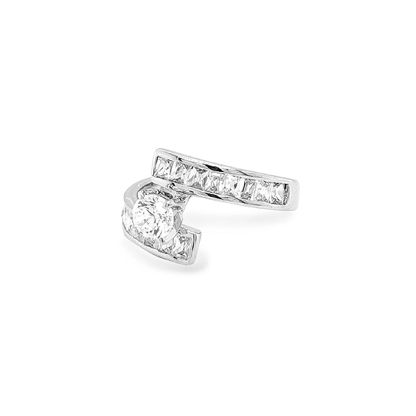 Gold Ring with Zircons