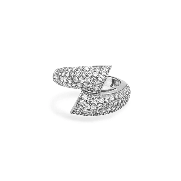 Gold Ring with Zircons