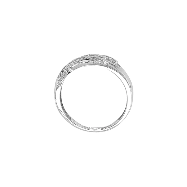 Gold Ring with Zircons