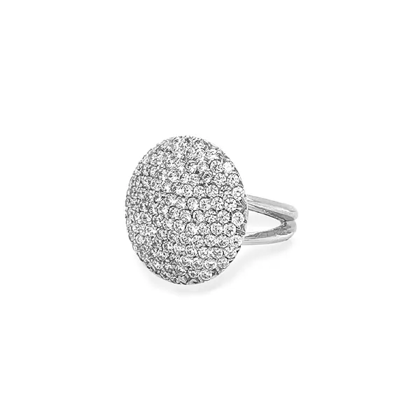 Gold Ring with Zircons