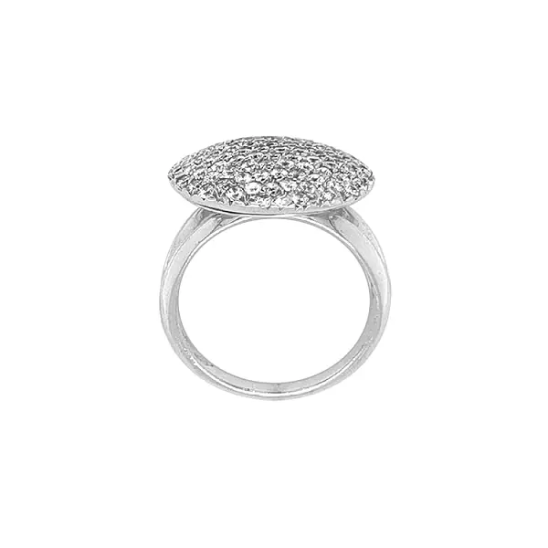 Gold Ring with Zircons