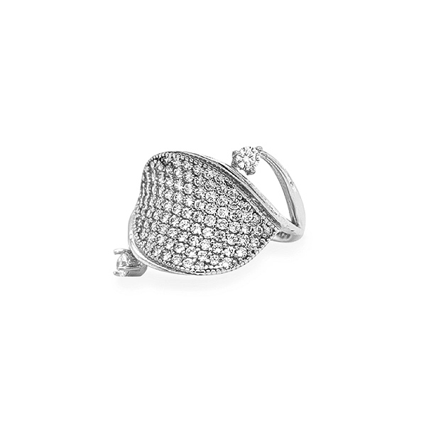 Gold Ring with Zircons