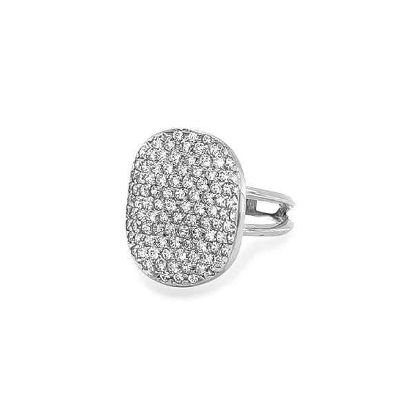 Gold Ring with Zircons