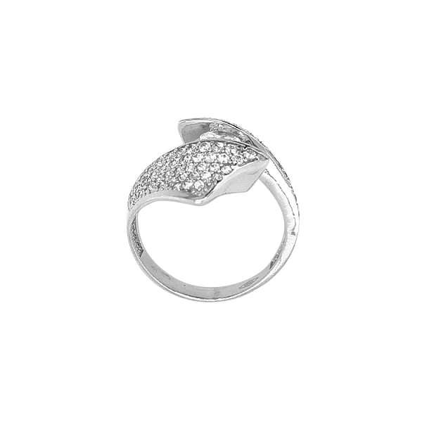 Gold Ring with Zircons