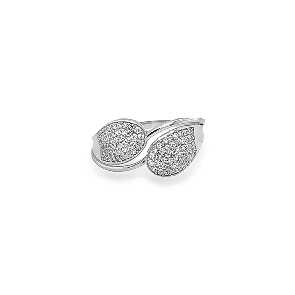 Gold Ring with Zircons