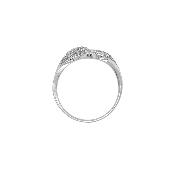 Gold Ring with Zircons