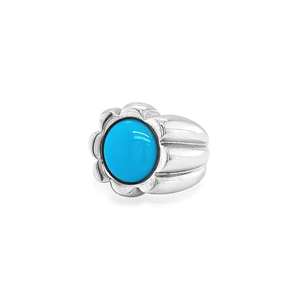 Golden Ring with Turquoise