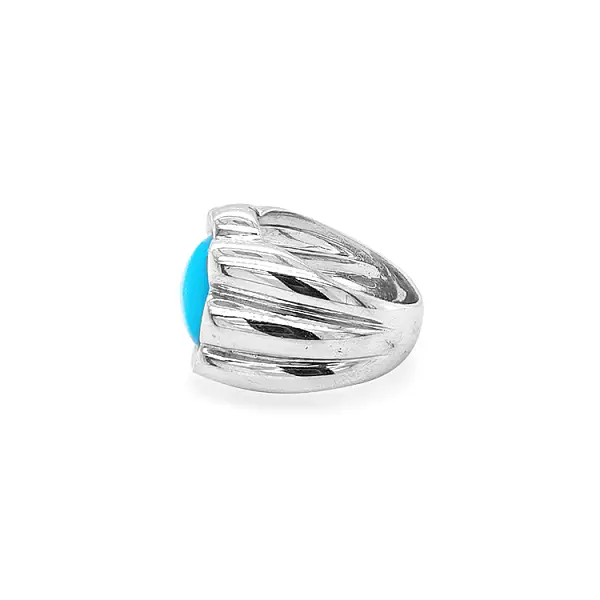 Golden Ring with Turquoise