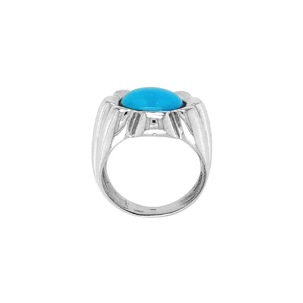 Golden Ring with Turquoise