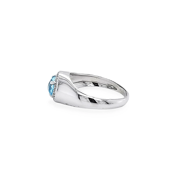 Gold Ring with Colored Stones