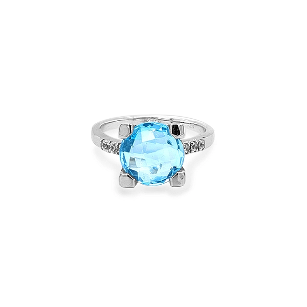 Gold Ring with Coloured Zircons