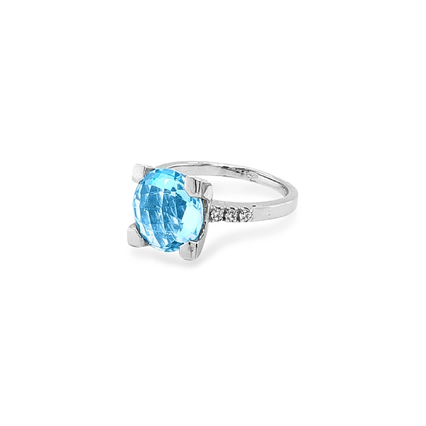 Gold Ring with Coloured Zircons