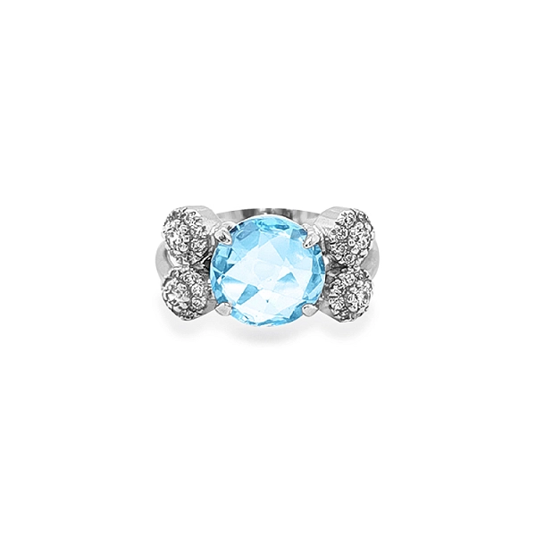 Gold Ring with Colored Stones