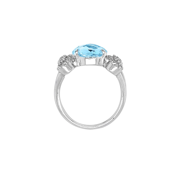 Gold Ring with Colored Stones