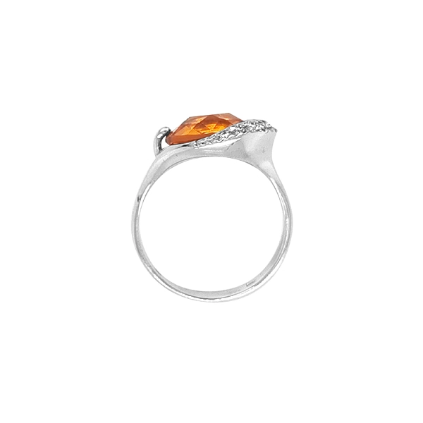 Gold Ring with Coloured Zircons