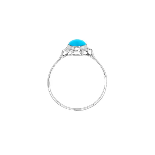 Golden Ring with Turquoise