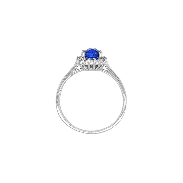 Gold Ring with Zircons