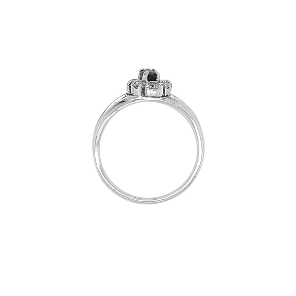 Gold Ring with Zircons