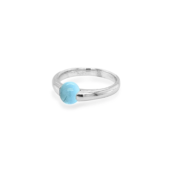 Golden Ring with Quartz