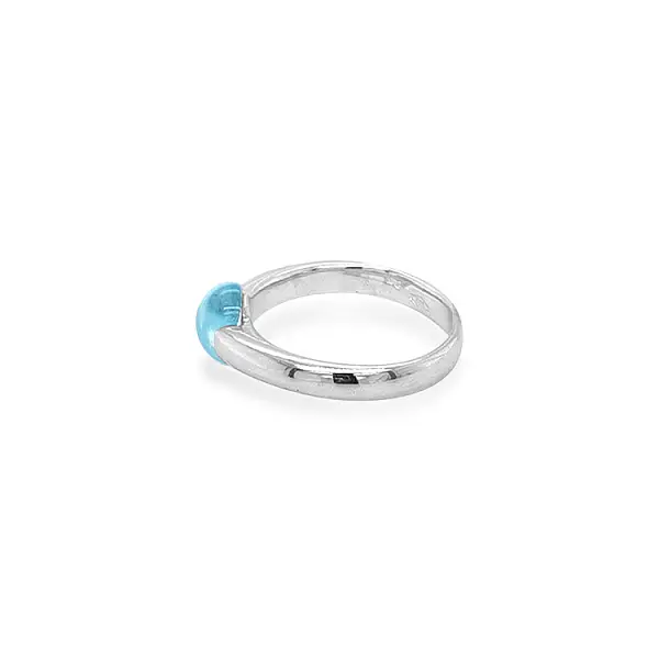 Golden Ring with Quartz