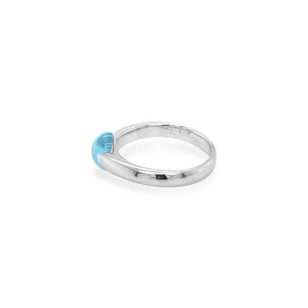 Golden Ring with Quartz