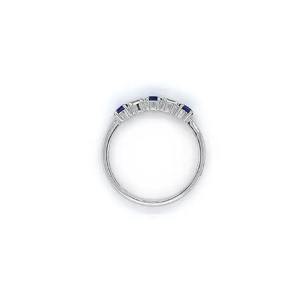 White Gold Sapphire Ring