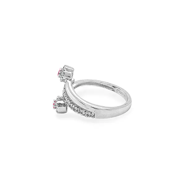 Gold Ring with Zircons