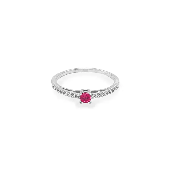 Gold Ring with Colored Stones