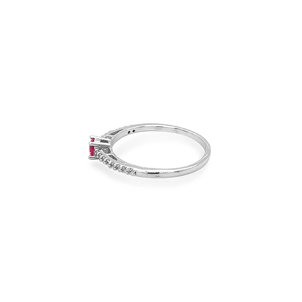 Gold Ring with Colored Stones