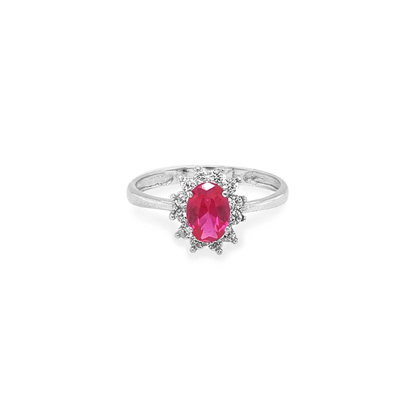 Gold Ring with Colored Stones