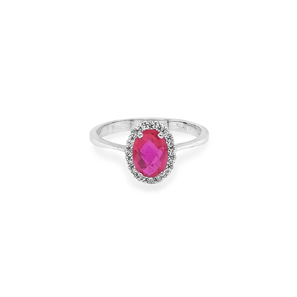Gold Ring with Coloured Stones