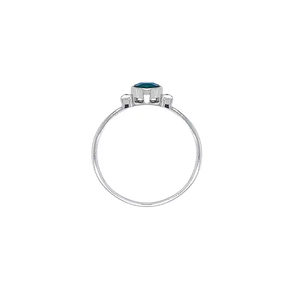 Gold Ring with Green Stone