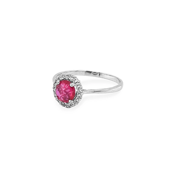 Gold Ring with Colored Stones