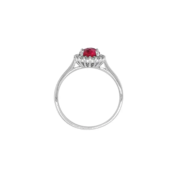 Gold Ring with Colored Stones