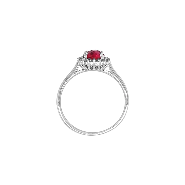 Gold Ring with Colored Stones