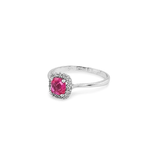 Gold Ring with Colored Stones