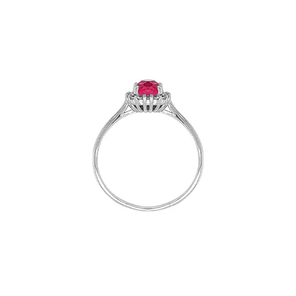 Gold Ring with Colored Stones