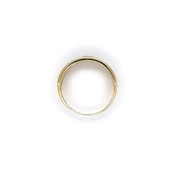 Ring with Zirconias in Gold Combination