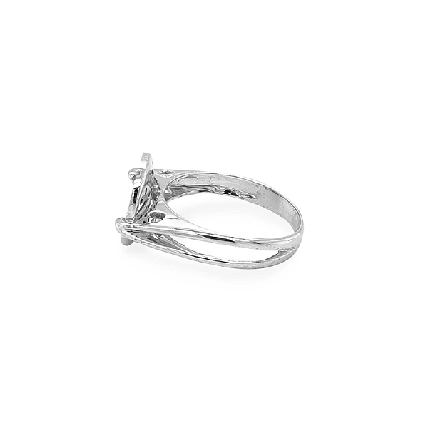 Gold Ring with Zircons