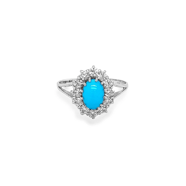 Gold Ring with Tyrrhys and Zircons