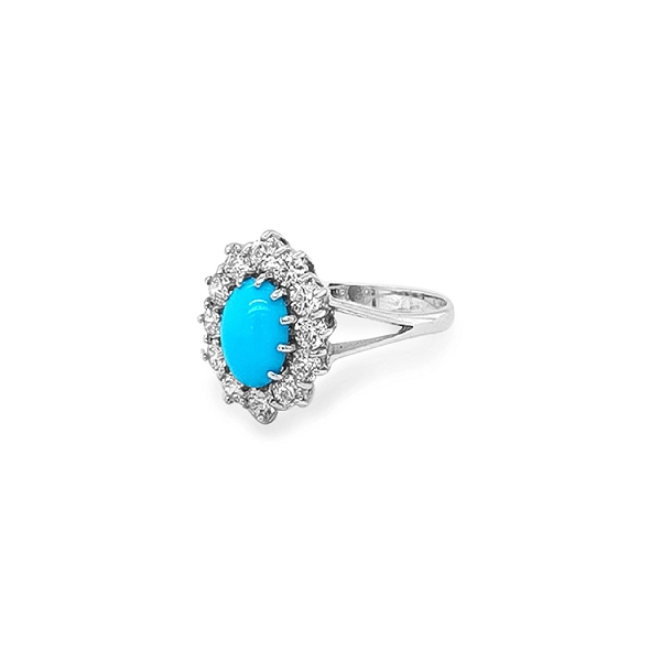 Gold Ring with Tyrrhys and Zircons